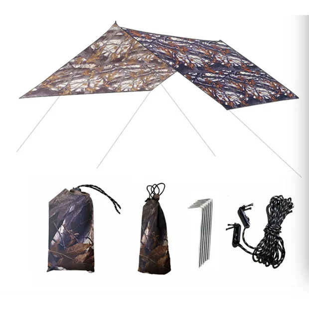 Camo tarp prieglauda